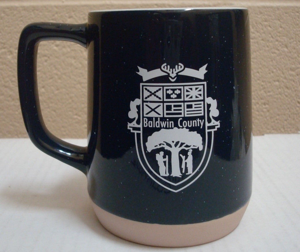 front of mug