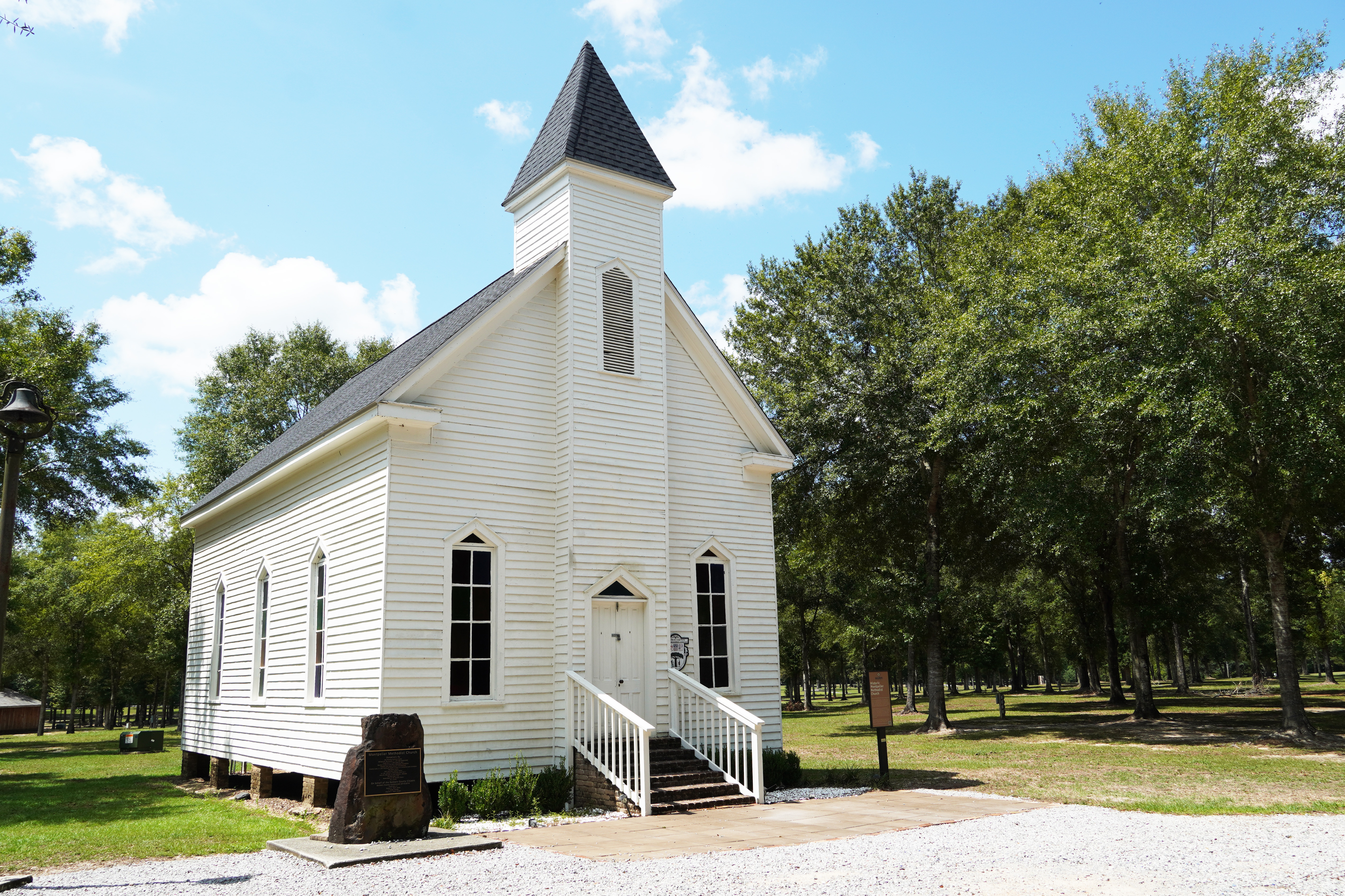 historic montpelier methodist church at bicentennial park