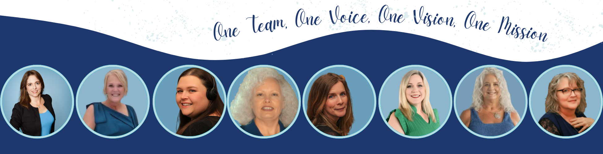 photo of citizen service center team with words one team, one voice, one vision one mission