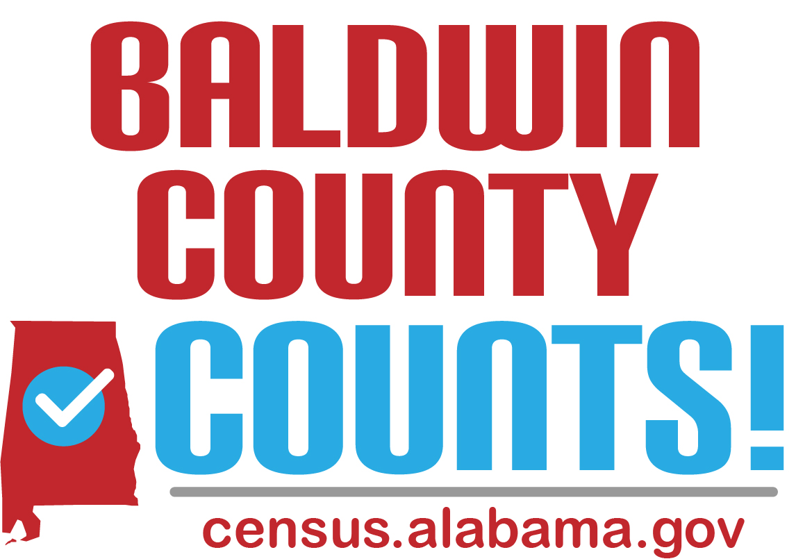 Complete Census : https://my2020census.gov BALDWIN COUNTS LOGO