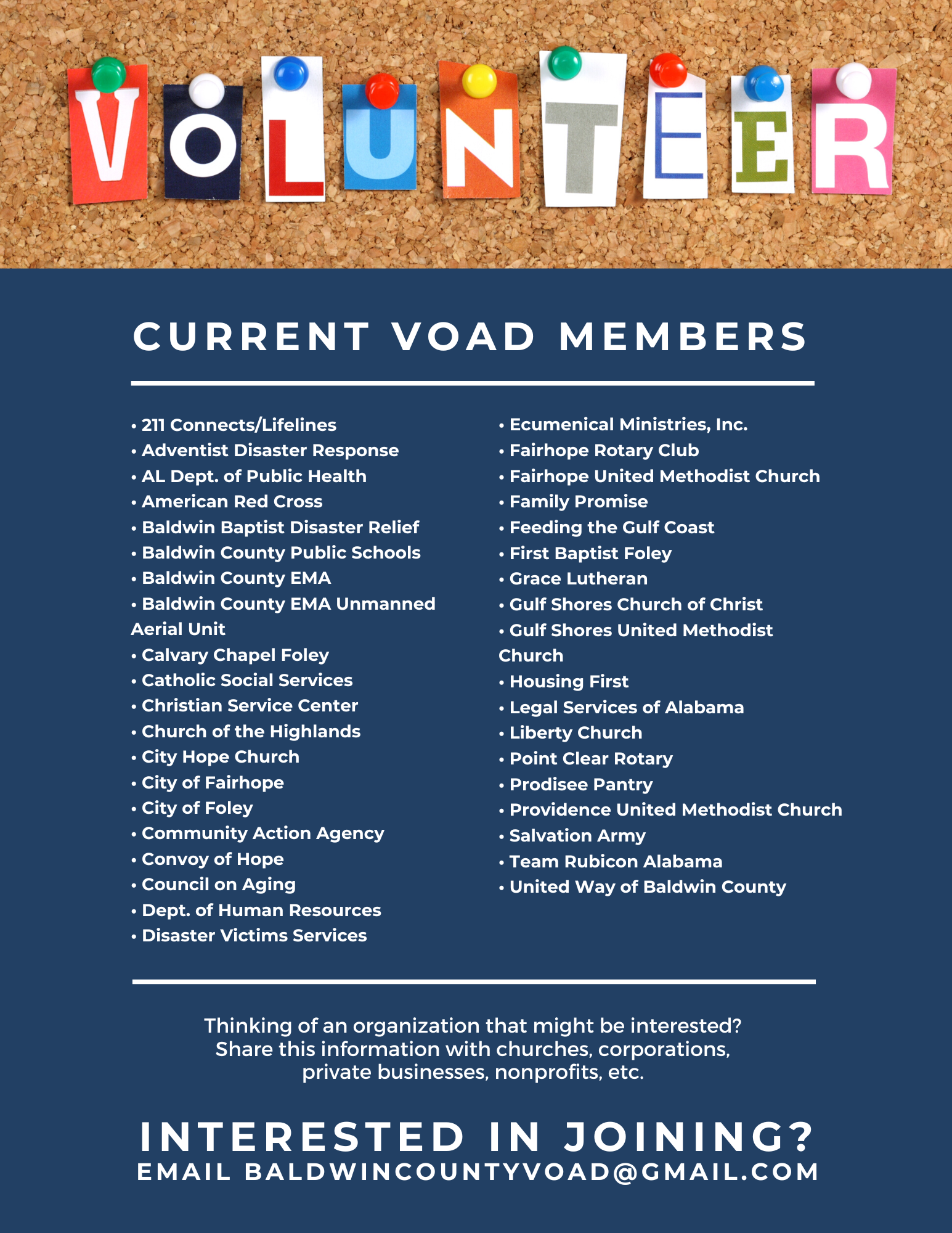 V.O.A.D. Members
