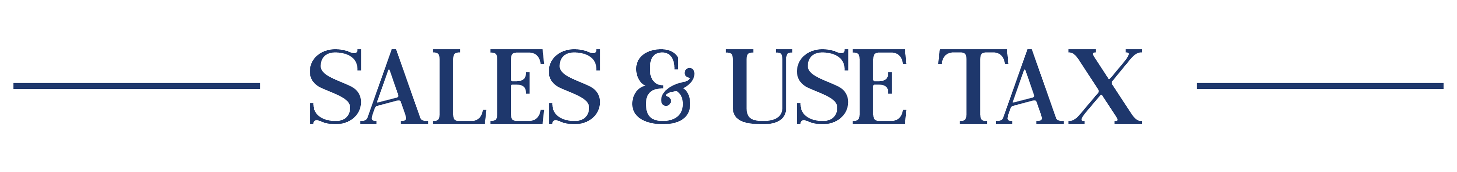 sales and use tax