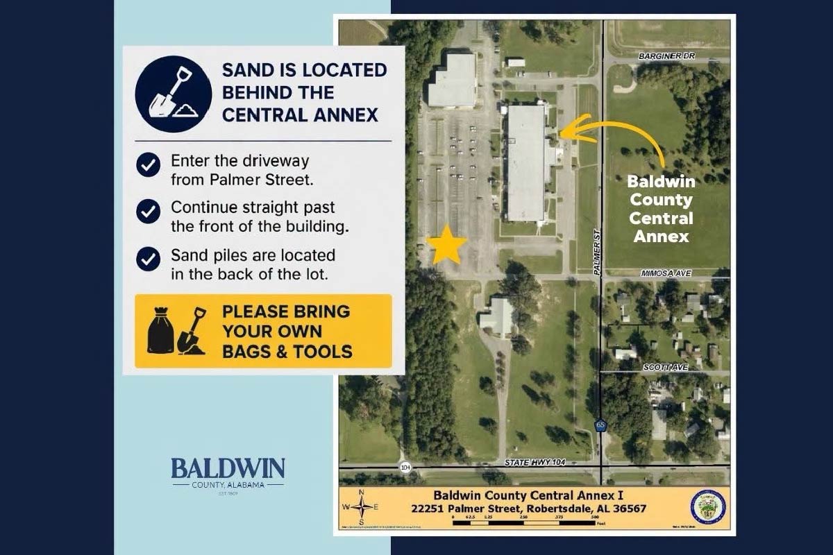 Sandbags available at central annex