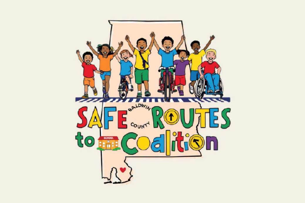 safe routes to coalition host national walk and roll to school day in baldwin county
